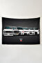 Gamer Wall Covering – Car Themed, High-Quality Fabric, Tapestry Wall Carpet - 2