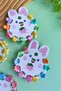 40 Pieces of Colorful Mixed Figure Mini Pegs for Girls (4 Cards) - 6