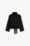 Bsk Model Mock Neck Lined Women's Trench Coat Jacket Trench with Back Windbreaker Detail - 4