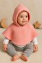 Welsoft Hooded Poncho Baby Girl Set