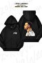 Unisex Stephen Curry Basketball Printed Oversized Back Printed Zippered Hooded Cardigan