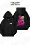 Unisex Hotline Miami,Richard Printed Oversized Back Printed Zip Hooded Cardigan