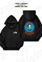 Unisex Stranger Things Max Mayfield Printed Oversized Back Printed Zip Hooded Cardigan
