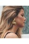 Gold Sea Shell Detail Heart Earrings - 2
