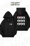 Unisex Expressions of Captain Holt Printed Oversized Back Printed Zip Hooded Cardigan