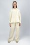 Women's Striped Cotton Shirt Pants Set Yellow