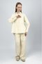 Women's Striped Cotton Shirt Pants Set Yellow - 3
