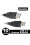 كابل تمديد USB 2.0 من DRK-497 DARK USB2EXTL1000USB بطول 10 أمتار
