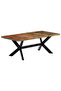 Dining Table 200x100x75 cm Solid Reclaimed Wood - 7