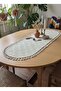 Tassel Detailed Buldan Carpet Authentic Oval Runner 40X110 cm