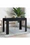Dining Table Black 120x60x76 cm Engineered Wood
