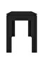 Dining Table Black 120x60x76 cm Engineered Wood - 4