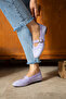 Milan Lila Suede Band Detail Babette Shoes - 3