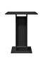 Bistro Table Black 60x60x75 cm Engineered Wood - 2