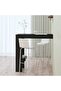 Wall Bar Table Black 102x45x103.5 cm Engineered Wood - 5