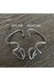 Ear Cuff Snake Zircon Design Nail Model S+ Quality 316L Stainless Tarnish-Free Steel Earring Single Piece - 8