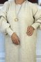 Selanik Knitted Balloon Sleeve Large Size Women's Knitwear Sweater Tunic - 3
