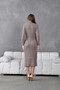 Women's Turtleneck Knit Detail Winter Knit Kelbise - 6