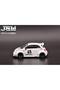 نموذج سيارة BL 809 LB-WORKS x Abas Works ABARTH 595 باللون الأبيض الغارا بمقياس 1/64 - 2