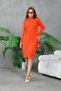 Women's Turtleneck Winter Knitwear Dress - 6