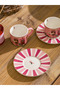 LCW HOME Mixed Christmas Themed 2-Person Porcelain Coffee Cup Set 90 ml - 2
