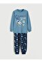 Crew Neck Printed Boys' Pajamas Set