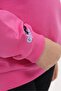 Fuchsia Girl's Relax Fit Hooded Off-Shoulder Printed Sweatshirt - 2 Thread - 4
