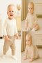 6 Pairs of Organic Cotton Baby Socks Stitch-Free Combed Cotton Socks for Girls and Boys (Ecru) - 4
