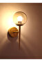 مصباح حائط LED حديث باللون الذهبي والشفاف، قياس 13 × 34 سم - 3