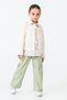 Girl's 3-Piece Set with Tie Collar - 26K 4499