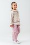 Knitted Floral Detailed Girl's 3-Piece Set - 26K 4479 - 3