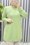 Women's Clothing Plus Size Modal Floral Applique Tunic - 7