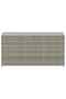 Garden Storage Box Poly Rattan 100x50x50 cm Grey - 2