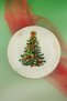 Christmas Tree Gold Gilded Porcelain Salad Bowl - 2