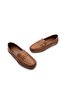 Inside Out Genuine Soft Leather Women's Tan Color Loafer Shoes - 2