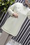 Women's Clothing Plus Size Modal Floral Applique Tunic - 4