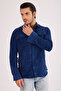 Men's Regular Fit Corded Fabric Thick Velvet Lumberjack Shirt Jacket - 6