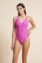 Solid Strappy One-Piece Swimsuit