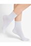 Women's 12 Pairs Roll Top Elasticless White Cotton Economical Package - 2