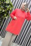 Women's Clothing Plus Size Modal Floral Applique Tunic - 2