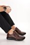 Men's Lightweight Comfortable Sole Casual Shoes Af.3659 Brown - 5