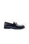 Black Patent Leather Women's Loafer Shoes