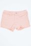 Girls Solid Jeans Shorts