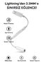 iPhone iPad 8 Pin Lightning Aux Converter to 3.5mm Cable Controlled Jack Headphone Adapter - 3