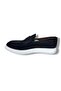 Rasgo 5145-26 Print Leather Bow Men's Shoes Navy Blue White - 3