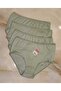 Corded Fabric Bato High Waist Panties 4-Pack