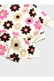 Girl's Cotton Fleece-Lined Cream Color Daisy Patterned Long Sleeve Winter Pajamas Set - 4
