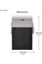 Folding Laundry Basket for Clothes, 75 Litre, Black - 2