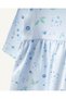 Baby, Girl, 100% Organic Cotton, Blueberry Patterned, Blueberry Dreams Dress (Waterproof Zippered Organizer Bag Is a Gift.) - 3