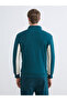 Stand Collar Printed Men's Sweatshirt - 4